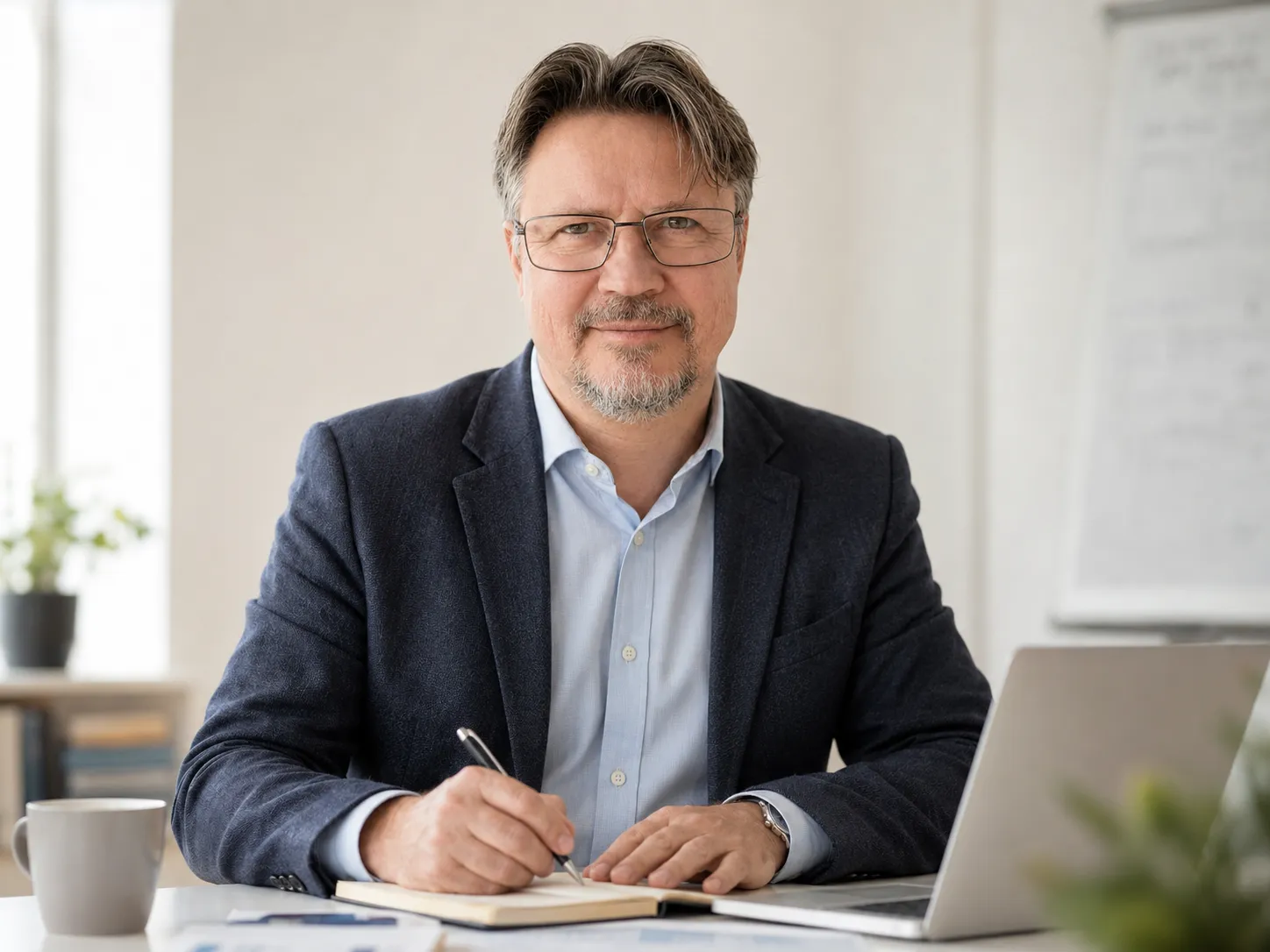 Jörg Parzl in einer Arbeitssituation
